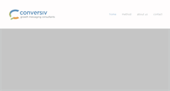Desktop Screenshot of conversiv.com